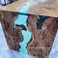 Стол-река с водопадом